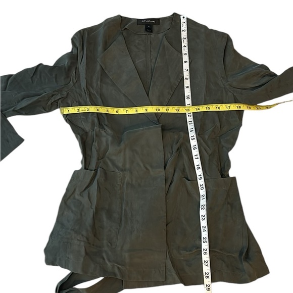 St John Sandwashed Wrap Jacket - Picture 5 of 9